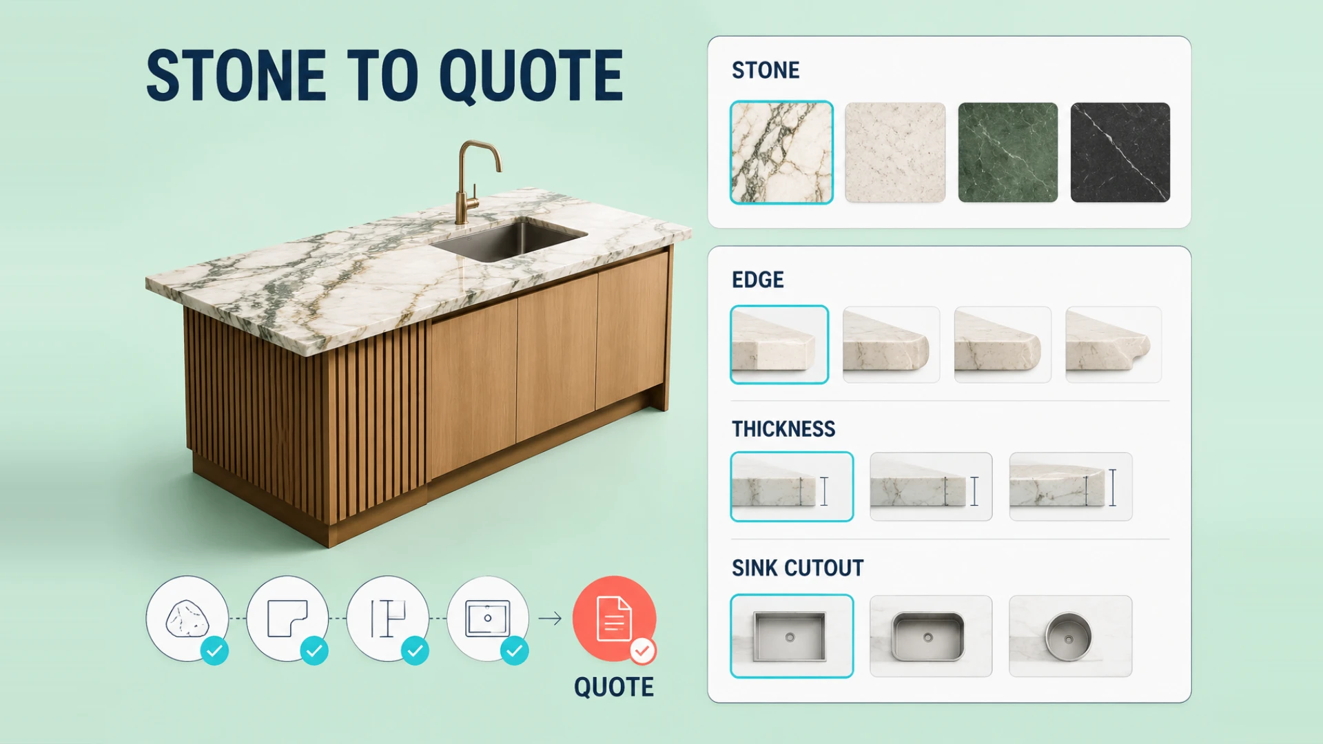 Stone Marble 3D Configurator High-End Customization